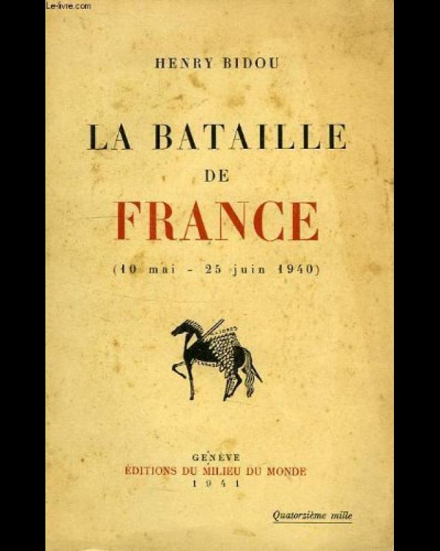 La bataille de France (10 mai - 25 juin 1940) cover